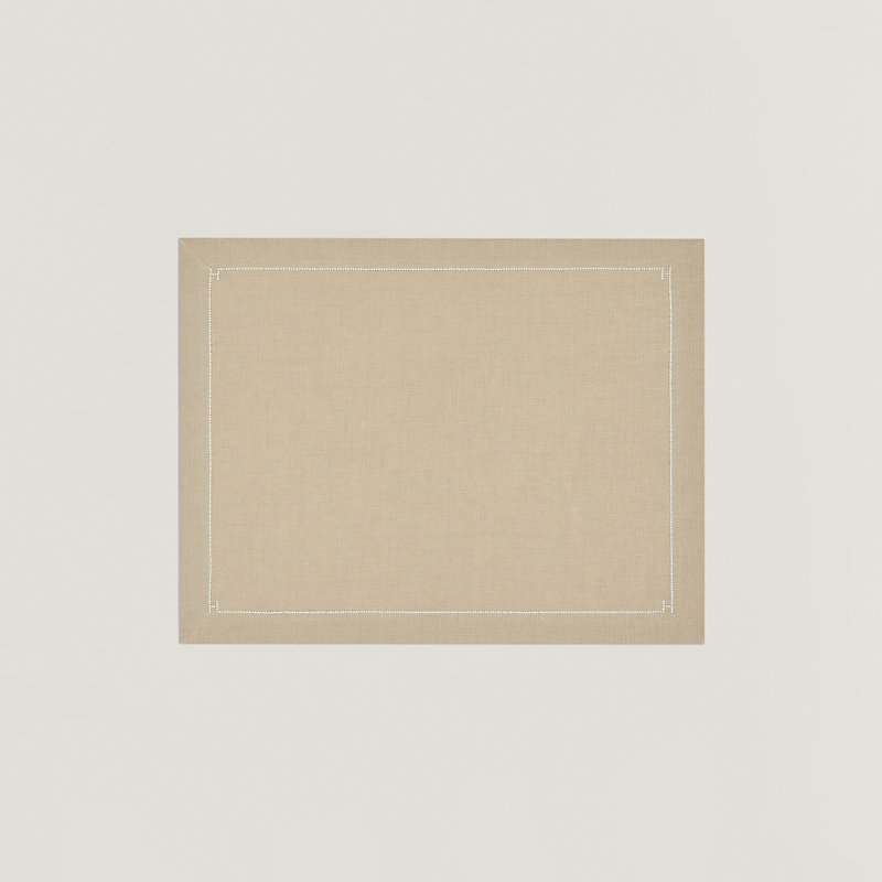 Interligne placemat - Beige | Hermès USA